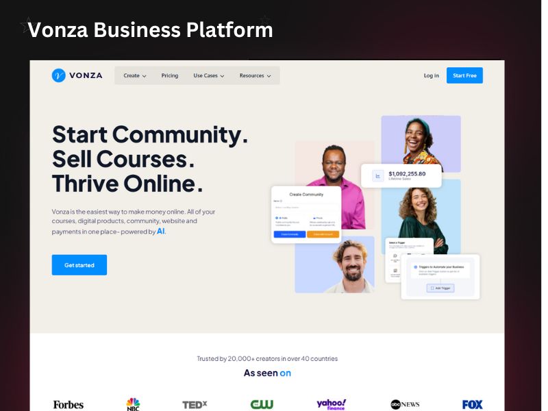 Vonza Business Platform